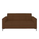 Ver imagem 5 de Sofá Living Decorativo Houston 2 Lugares 200cm Pés em Metal Veludo Marrom Vermelho G33 - Gran Belo