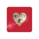 Ver imagem 1 de Espelho Infantil Cores Divertidas Formatos Encantadores Quarto Bebê 25x25cm Coração Vermelho