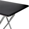 Mesa Dobrável Em Aço 60X60X75Cm Preta - 2