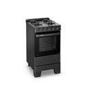 Ver imagem 1 de Fogão a Gás Esmaltec Ideal Super Glass 4 Bocas 50L Bivolt Preto Mesa de Vidro Acendimento Automá