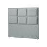 Cabeceira Estofada Elegance 195cm em Linho Cinza - 2