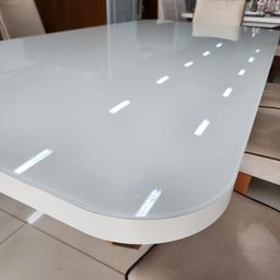 Sala de Jantar 220x110 8 Cadeiras Lottus Bom Pastor - 4
