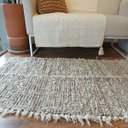 Ver imagem 5 de Tapete Artesanal Algodão Beira Cama Versatto Caramelo Cru 80 X 150