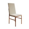 Kit 2 Cadeiras de Jantar Estofadas Mônaco Premium Cobre e Bege - 3
