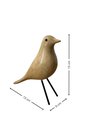 Ver imagem 6 de Escultura Pássaro Decorativo Resina Pés Metal 15cm