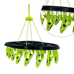 Varal Roupas Íntimas 36 Prendedores Meias Calcinhas - 5