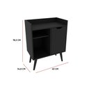 Ver imagem 3 de Buffet Aparador Sala de Estar 60cm 3 Nichos e 1 Porta Vivi T02-D'Rossi