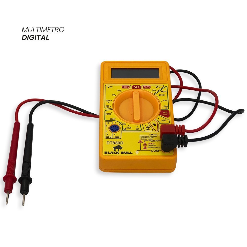Multímetro Digital com 1 Par de Ponta de Teste - 2