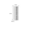 Ver imagem 3 de Nicho Aéreo Mdf Branco 20cm Carraro