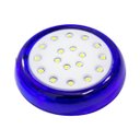 Ver imagem 1 de Luminária Piscina Led Smd Ø80mm 18w Luz 6500k acabamento Azul St1076
