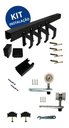 Ver imagem 3 de Porta Tauari 70x210cm + Kit de Correr Sobrepor Preto