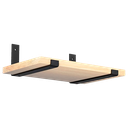 Ver imagem 1 de 2pçs Mão Francesa Suporta 70kg o Par Suporte Flutuante 20cm