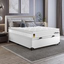 Ver imagem 5 de Cama Box Baú Viúva Couro Branco + Colchão Life D33 Pillow Top 61x128x188cm Branco - e-Shop Casa