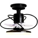 Ver imagem 2 de Ventilador de Teto Treviso Preto Elegance Led Bivolt