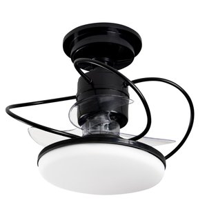 Ventilador de Teto Treviso Preto Elegance Led Bivolt