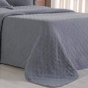 Ver imagem 5 de Kit Colcha Queen Miraggio New Soft 240x260cm Grafite