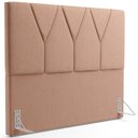 Ver imagem 3 de Cabeceira Cama Box Solteiro 100cm Aura Linho W01 Rosê - Mpozenato