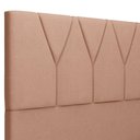 Ver imagem 6 de Cabeceira Cama Box Solteiro 100cm Aura Linho W01 Rosê - Mpozenato