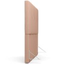Ver imagem 4 de Cabeceira Cama Box Solteiro 100cm Aura Linho W01 Rosê - Mpozenato