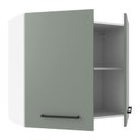 Ver imagem 5 de Armário de Cozinha Aéreo 70 cm 2 Portas Branco/Cinza Agata Madesa