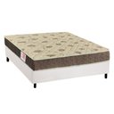Ver imagem 1 de Cama Box Casal: Colchão Espuma Orthoflex D33 Comfortpedic Line + Base Crc Courano White(138x188)