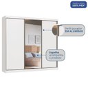 Ver imagem 7 de Guarda-Roupa 3 Portas de Correr 4 Gavetas com 1 Espelho 100% MDF Imperial New Branco
