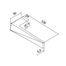 Fechadura Pado Ascot Rq2 - 55 Externa Roseta Quadrada Cromada - 2
