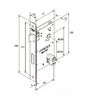 Fechadura Pado Ascot Rq2 - 55 Externa Roseta Quadrada Cromada - 3