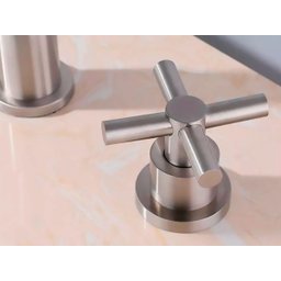 Torneira Misturador Lavatório Cozinha Bancada Parede Bicomando Luxo 1/4 - 3