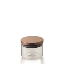 Pote Hermetico Vidro Borosilicato com Tampa Cobre 370 Ml Mimo - 1