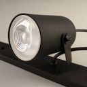 Ver imagem 2 de Trilho 4 Spots Direcionáveis Luminária Teto Preto Sala