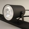 Trilho 4 Spots Direcionáveis Luminária Teto Preto Sala - 2
