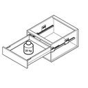 Ver imagem 3 de Gaveta Metálica Média (30kg) 128x500mm Invisa Slim Soft Close Antracito Hafele 01 Conjunto