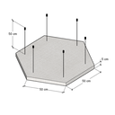 Ver imagem 5 de Nuvem Acústica Hexagonal Bl Acoustic 9102