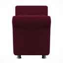 Ver imagem 2 de Recamier Bau Egeo 120x Suede Vinho - Bandiera Decor