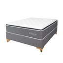 Ver imagem 1 de Cama Box Queen + Colchão Molas Ensacadas Topazio Vigor 158x198x68cm