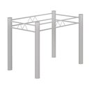 Ver imagem 7 de Conjunto De Mesa Itália 1,20m Tampo Mdp