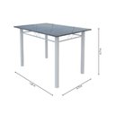 Ver imagem 3 de Conjunto De Mesa Itália 1,20m Tampo Mdp