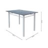Conjunto De Mesa Itália 1,20m Tampo Mdp - 3