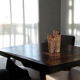 Vaso Decorativo de Mesa de Cerâmica Marrom Dupla Florença Petra - 6