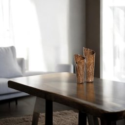 Vaso Decorativo de Mesa de Cerâmica Marrom Dupla Florença Petra - 5