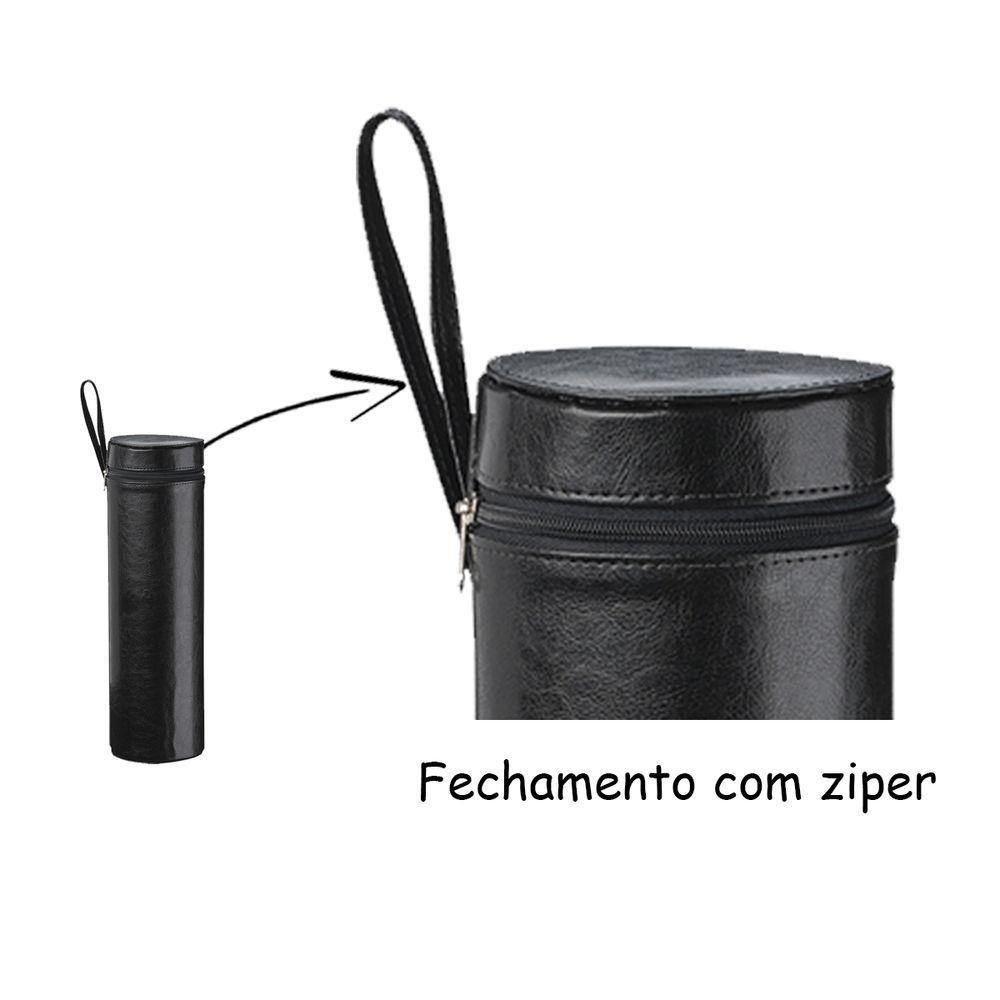 Bolsa Tubete para Transportar Garrafa de Vinho em Courino - 3