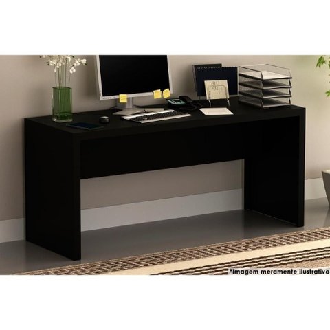 Mesa de Computador Solteiro Me4109 Preto - Tecno Mobili