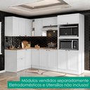 Ver imagem 6 de Paneleiro Duplo Torre Quente 3 Portas 213x70 Cm Unna Branco Poliman