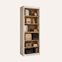 Ver imagem 1 de Livreiro Estante para Livros e Decoração 180cm Off White Cedro
