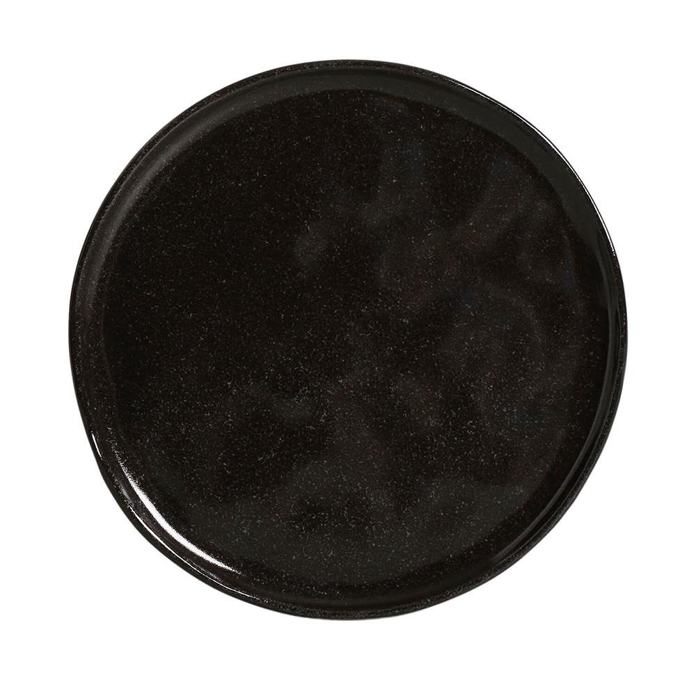 CONJUNTO C/ 6 PRATOS DE SOBREMESA BIO STONEWARE BLACK SAND Ø 21,5cm