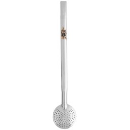 Bomba de Chimarrão Tereré Aço Inox 23cm com Rosca Pingente Laçador - 2