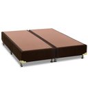 Ver imagem 1 de Cama Box Base Queen Universal Suede Brown (158x198x20) - Ortobom
