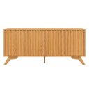 Ver imagem 2 de Balcao Buffet 4 Portas Ripadas em MDF 180cm Carvalho Rose - Dalla Costa