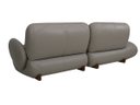 Ver imagem 4 de Sofá de Couro Onix 3 Lugares com Chaise Esquerda Taupe - Mempra